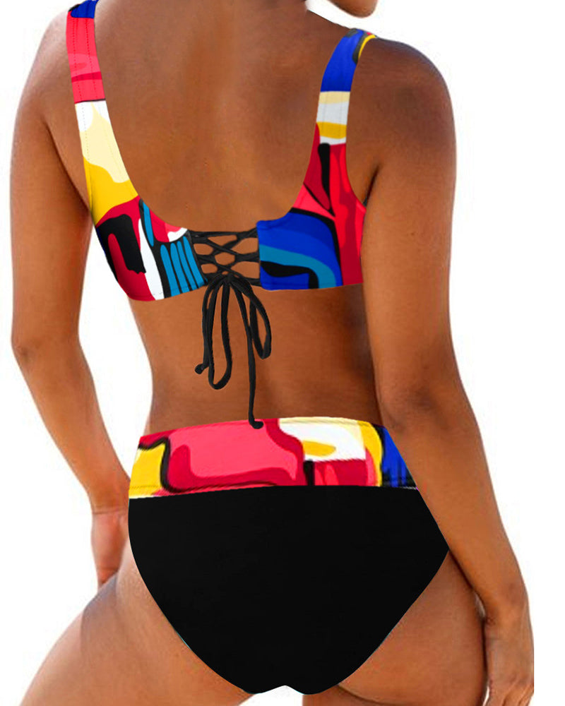 Romy | Fröhlicher Bunter Bikini