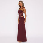 Antonia | Abendkleid mit Spitzeneinsätzen
