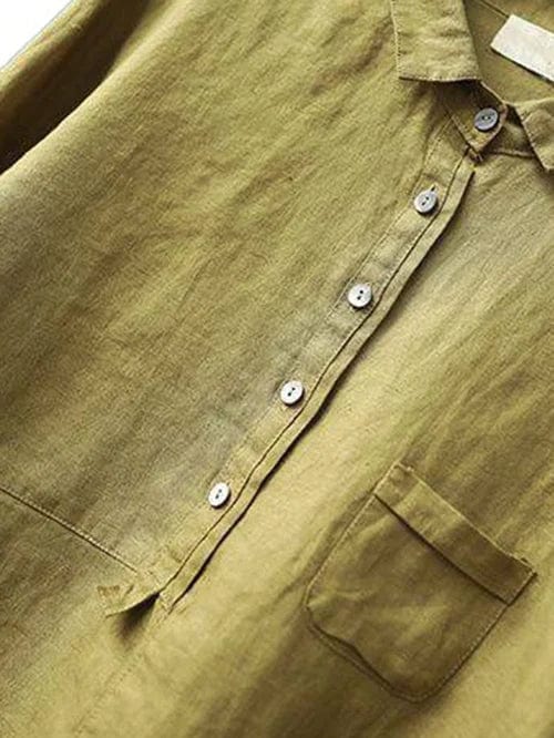 Vega | Oversized Leinen-Bluse