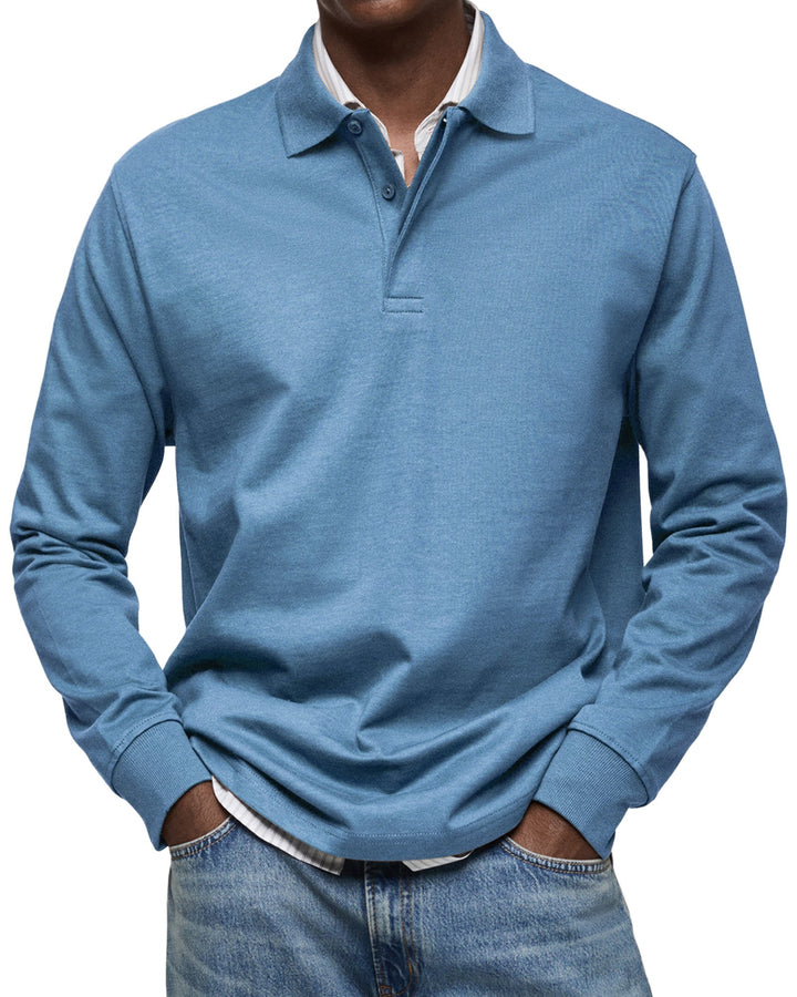 Julian | Luxe Polo mit langen Ärmeln