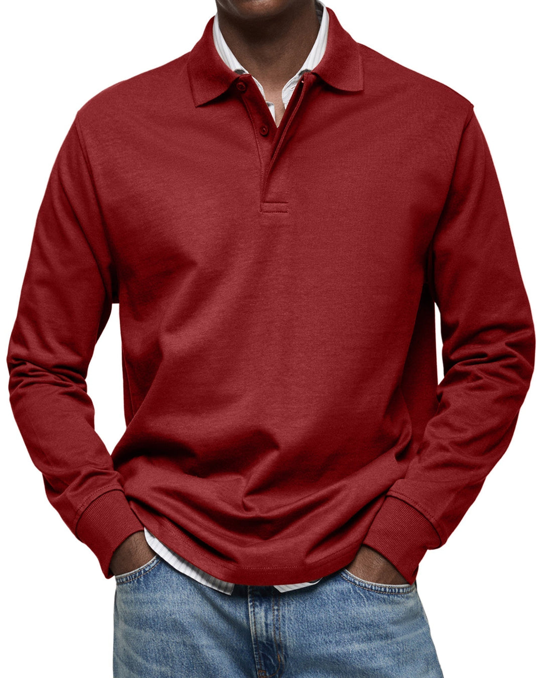 Julian | Luxe Polo mit langen Ärmeln