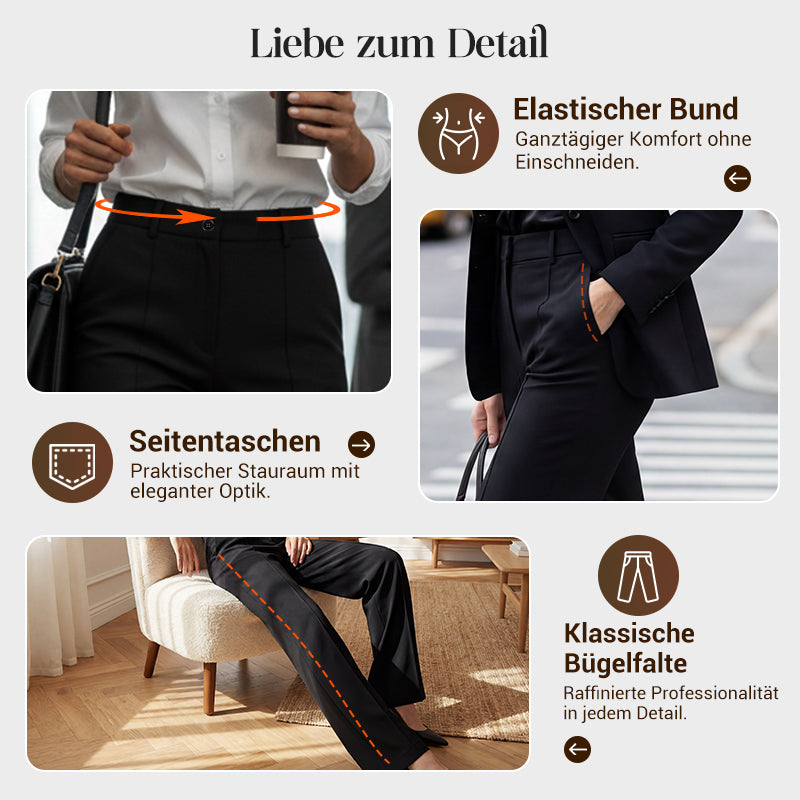 Bibi | Damen-Anzughose mit hoher Taille