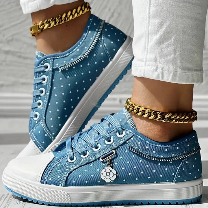 Lotte | Elegante Damen-Sneaker mit floralen Details