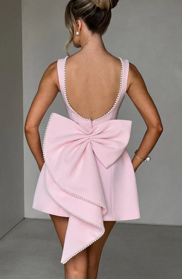 Lena-Maria | Romantisches Minikleid mit Schleife