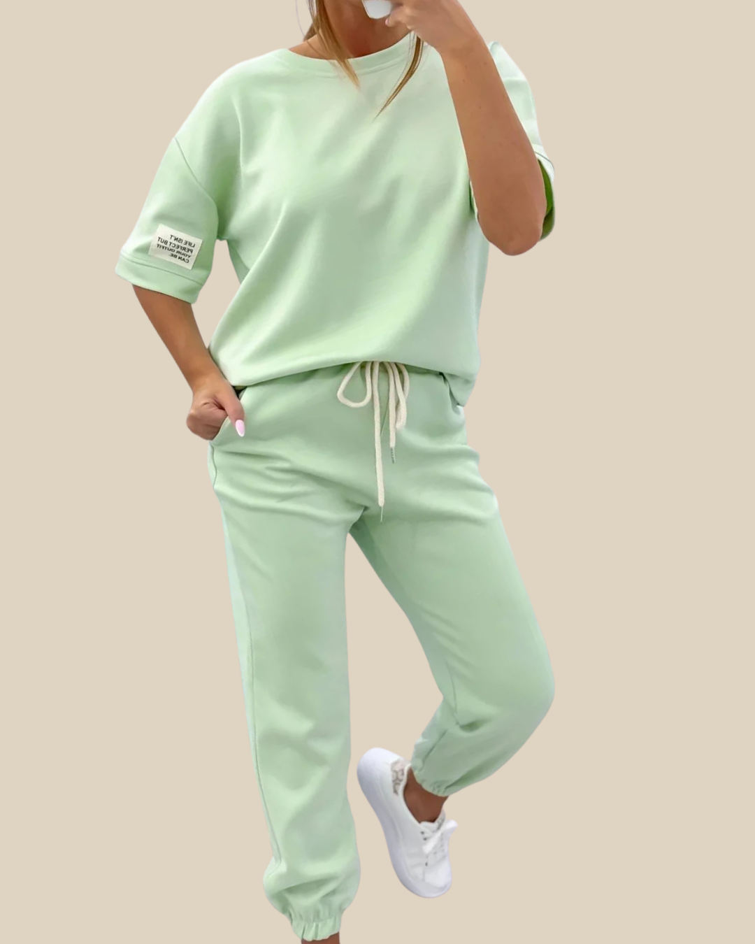 Kordula | Loungewear-Set mit Kordelzughose