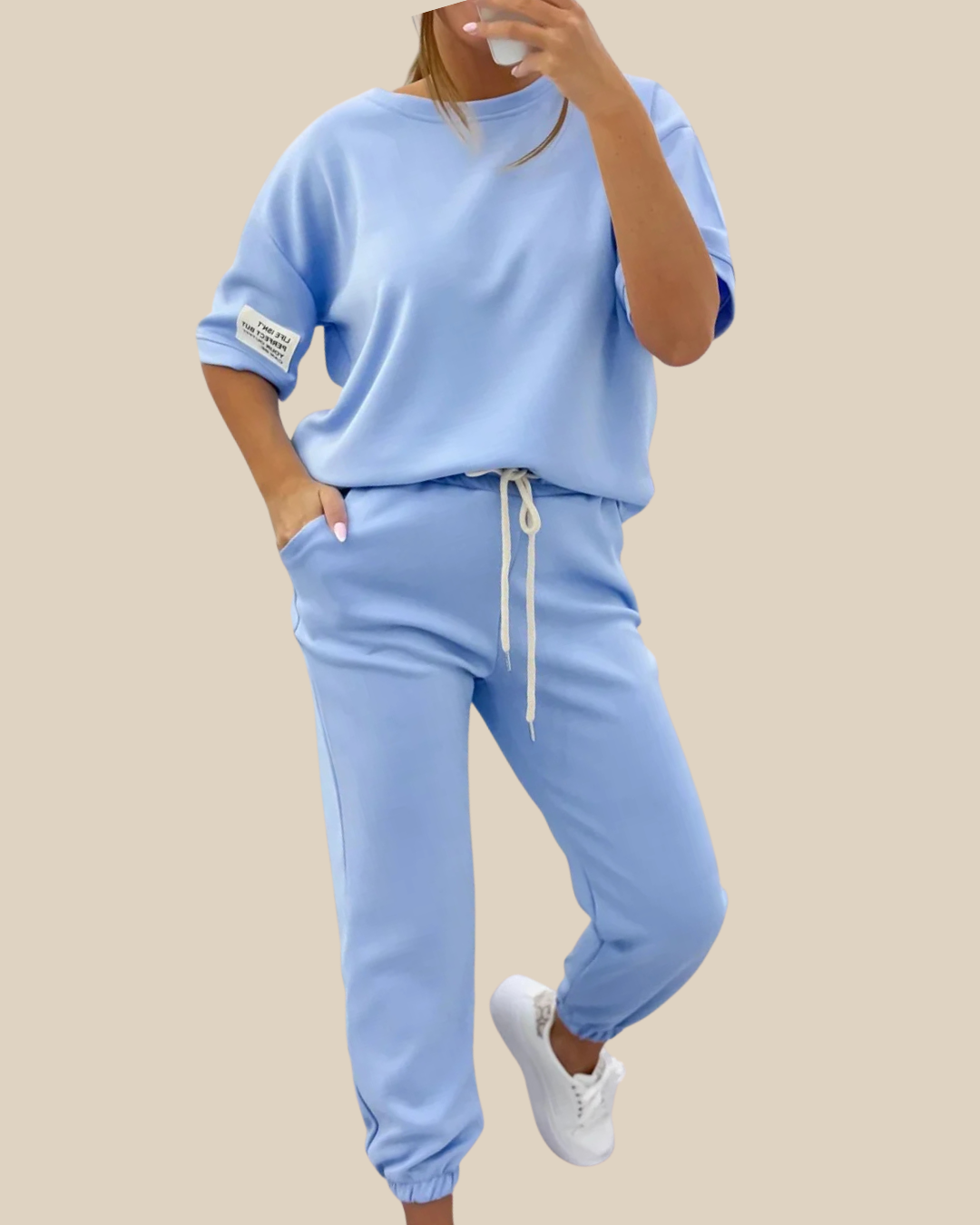 Kordula | Loungewear-Set mit Kordelzughose