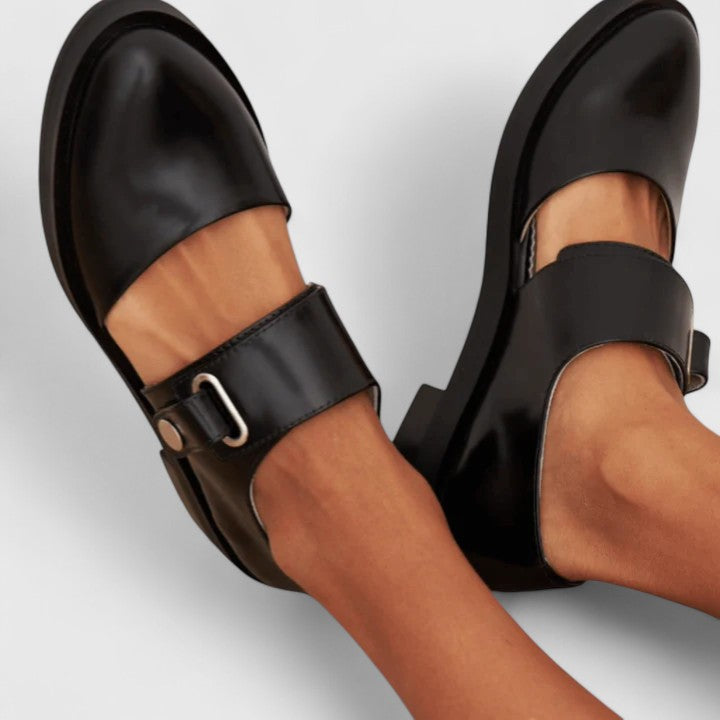 Philine | Riemenschuhe mit breiter Schnalle