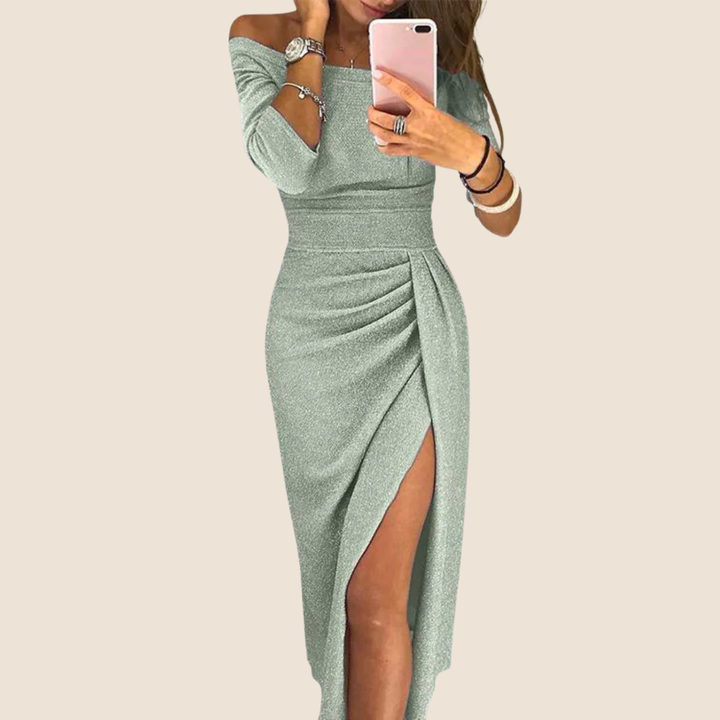 Lily | Chices Maxikleid mit Neckholder