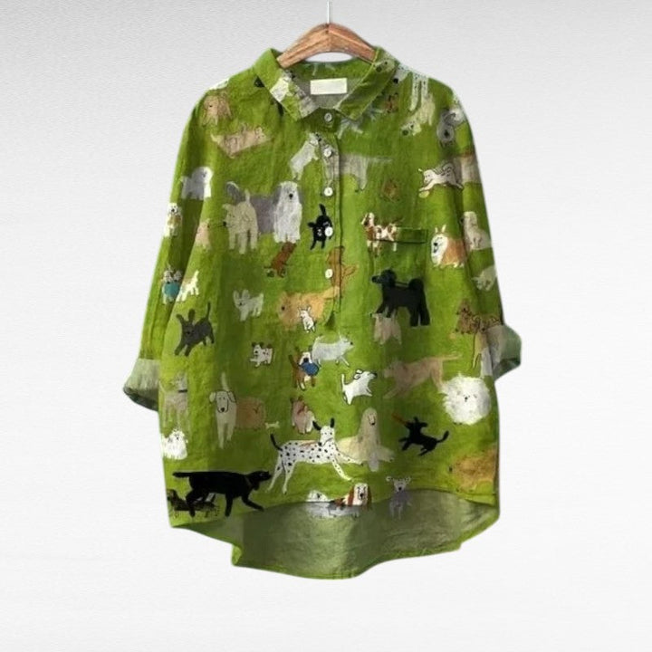 Smilla | Oversized Leinen-Bluse