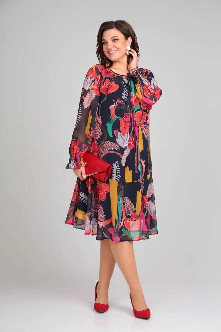 Florine | Elegantes Blumenkleid
