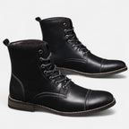 Stilvolle Herrenstiefel aus hochwertigem Kunstleder