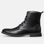Stilvolle Herrenstiefel aus hochwertigem Kunstleder