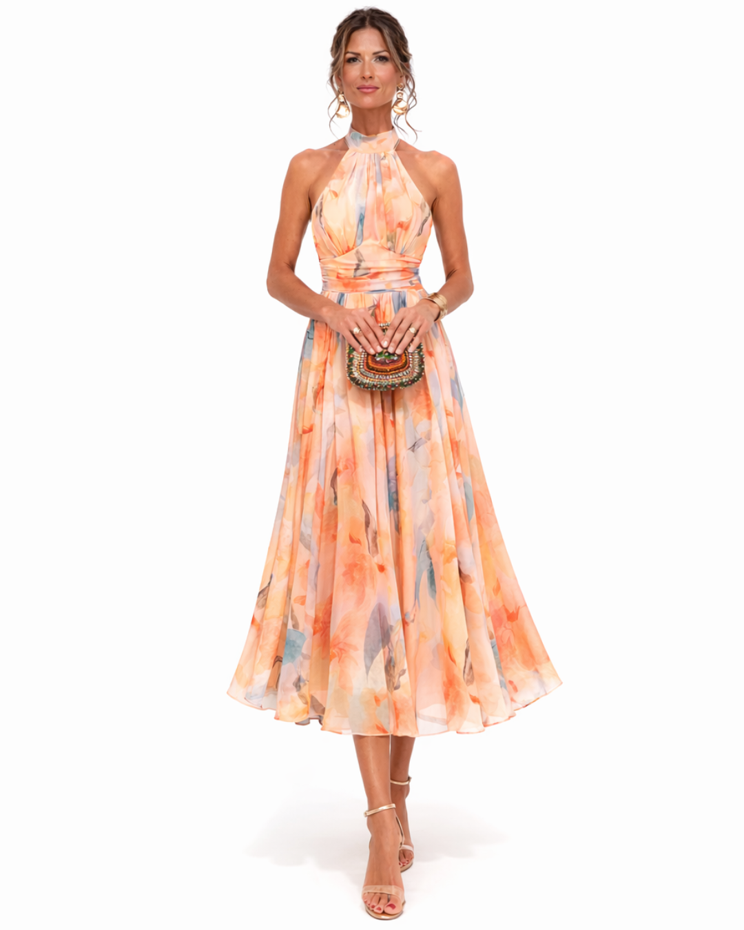 Elza | Kleid mit Neckholder-Ausschnitt