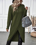 Mirka | Strickkleid in Wickeloptik