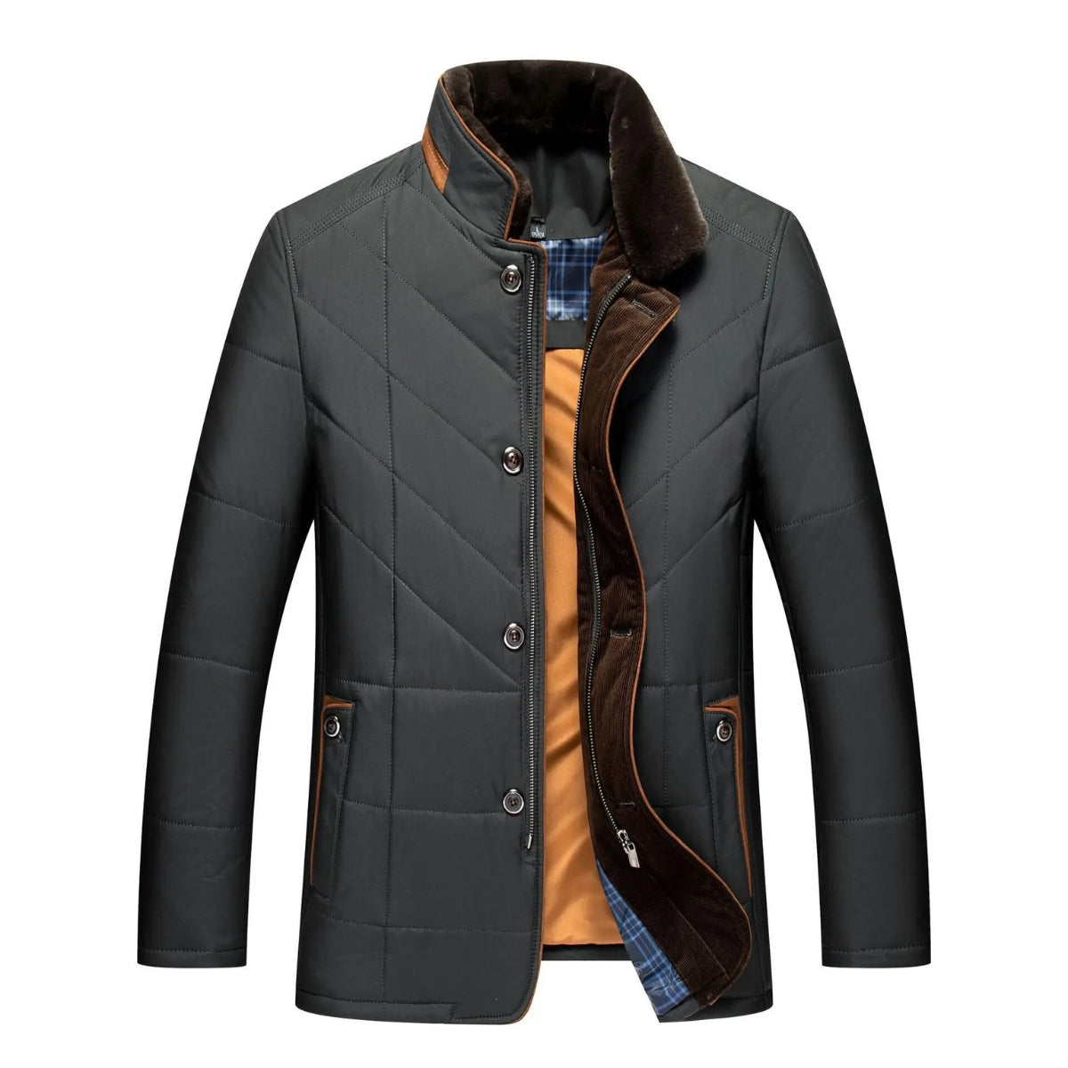 Lennart | Klassische gefütterte Winterjacke