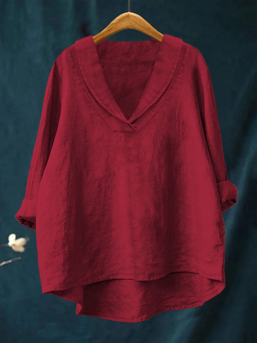 Annika | Oversized Leinen-Bluse
