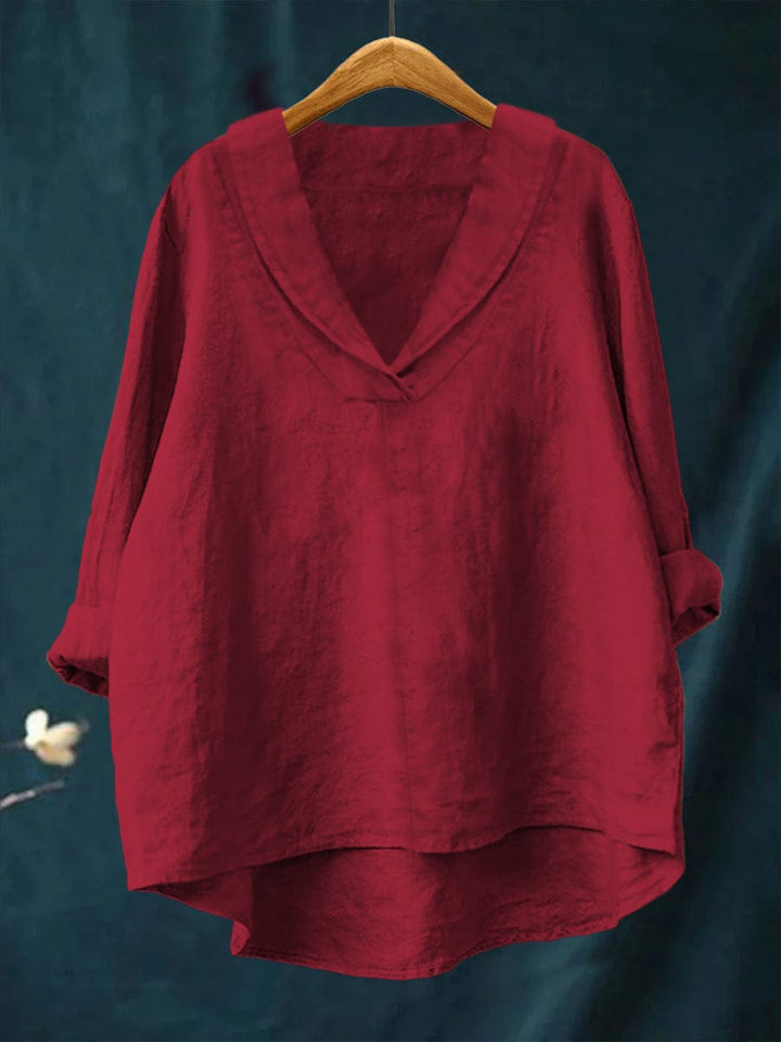 Annika | Oversized Leinen-Bluse