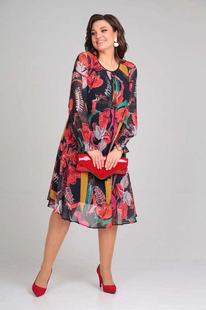 Florine | Elegantes Blumenkleid