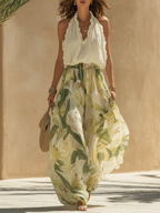 Liara | Luftiges Zweiteiler-Set mit Blumenprint