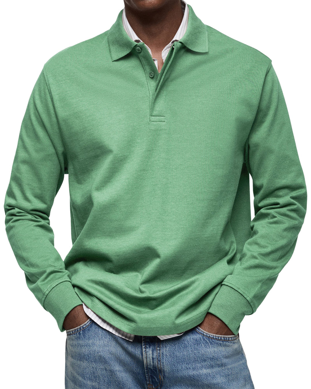 Julian | Luxe Polo mit langen Ärmeln