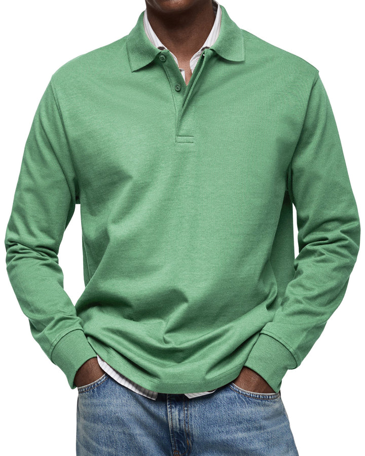 Julian | Luxe Polo mit langen Ärmeln