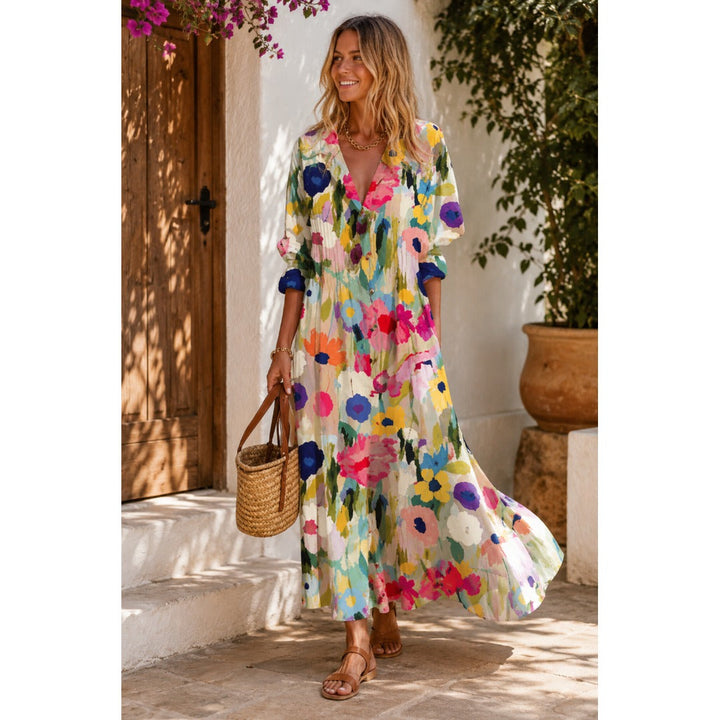 Zariah | Elegantes Maxikleid im Boho-Stil