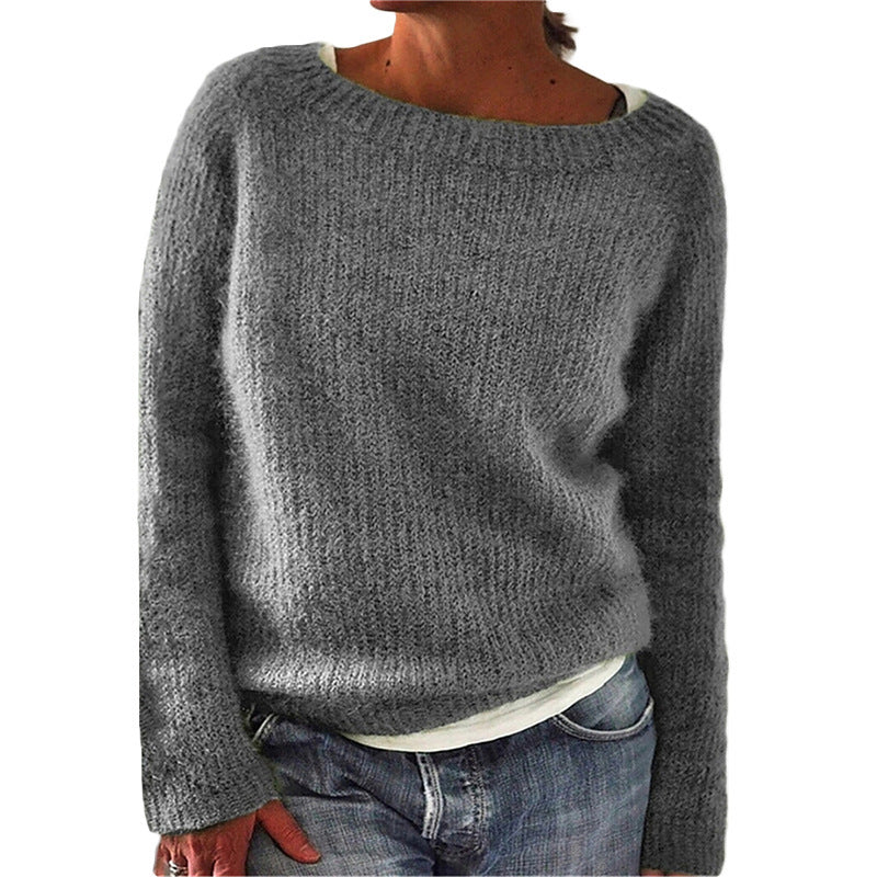 Maja | Klassischer Strickpullover in sieben Farben