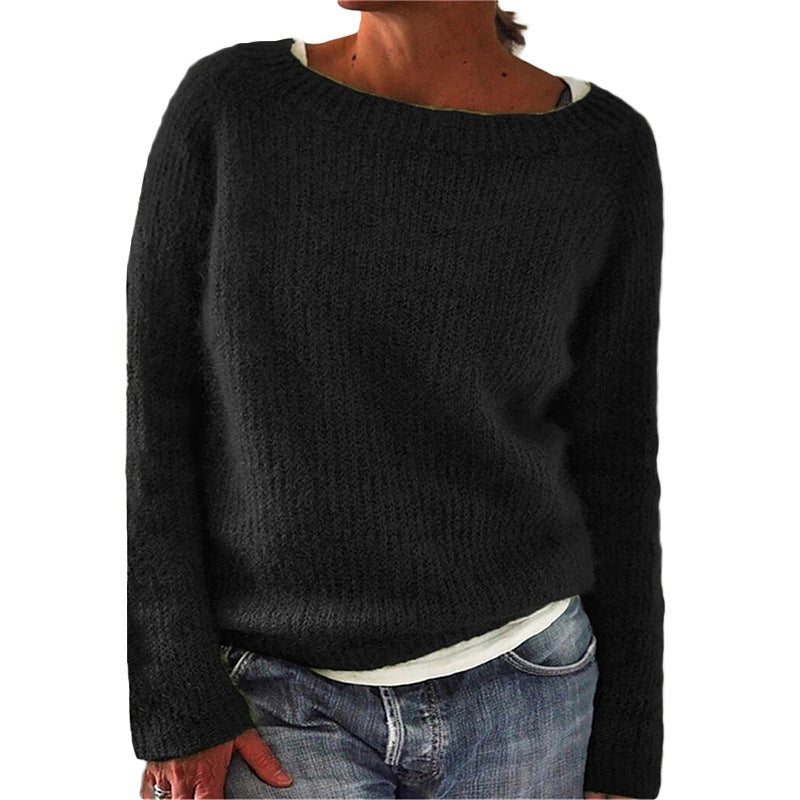 Maja | Klassischer Strickpullover in sieben Farben