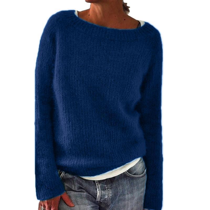 Maja | Klassischer Strickpullover in sieben Farben