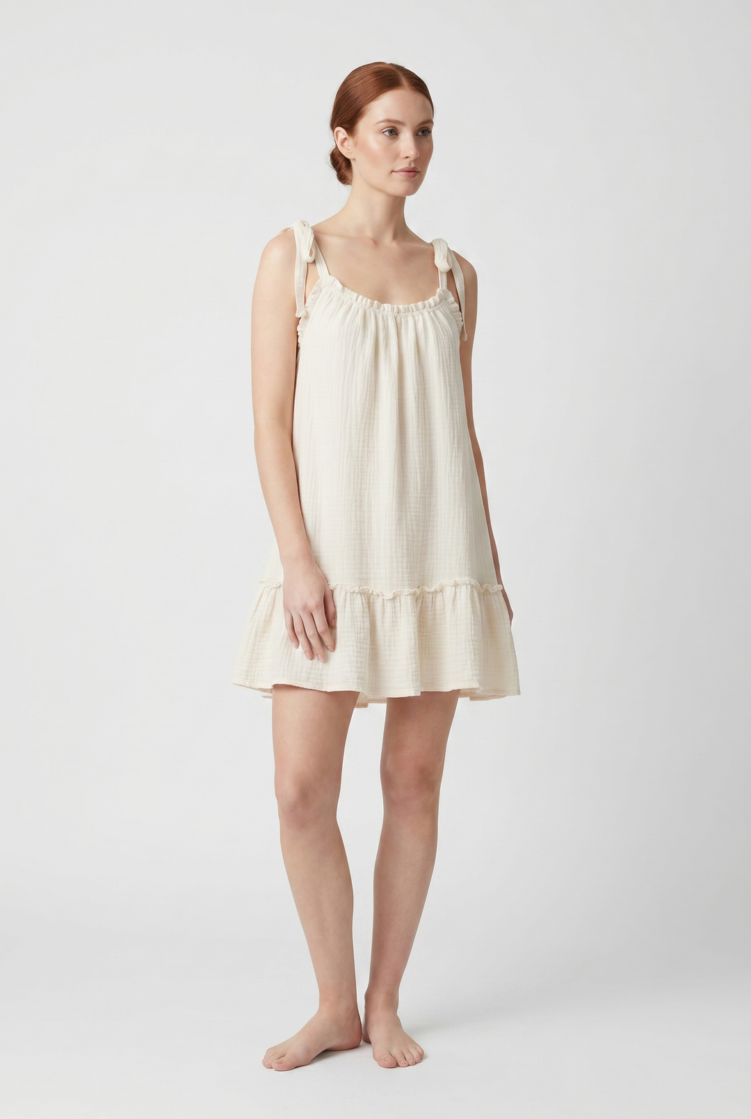Helena | Lockeres Mini-Kleid mit Rückenausschnitt