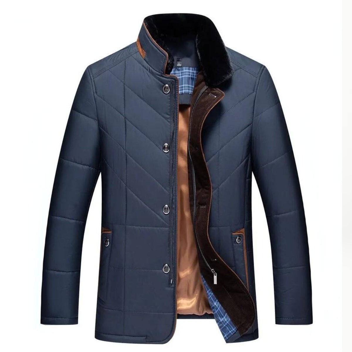 Lennart | Klassische gefütterte Winterjacke