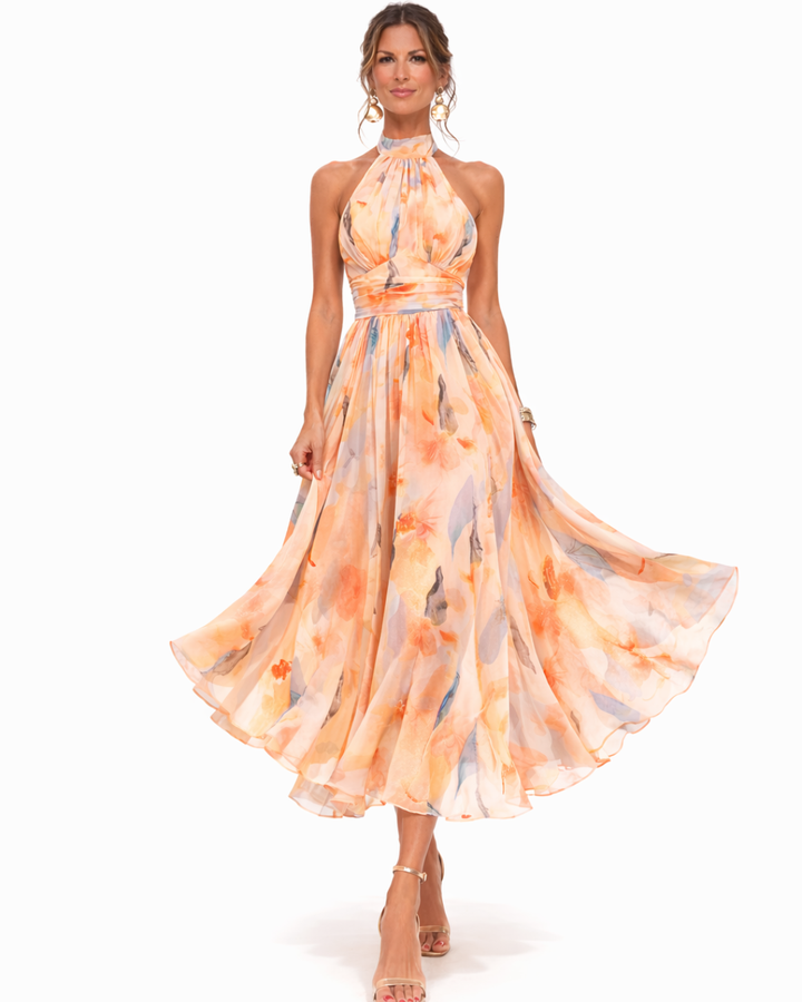 Elza | Kleid mit Neckholder-Ausschnitt
