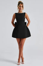 Karla | Elegantes Minikleid mit Schleife