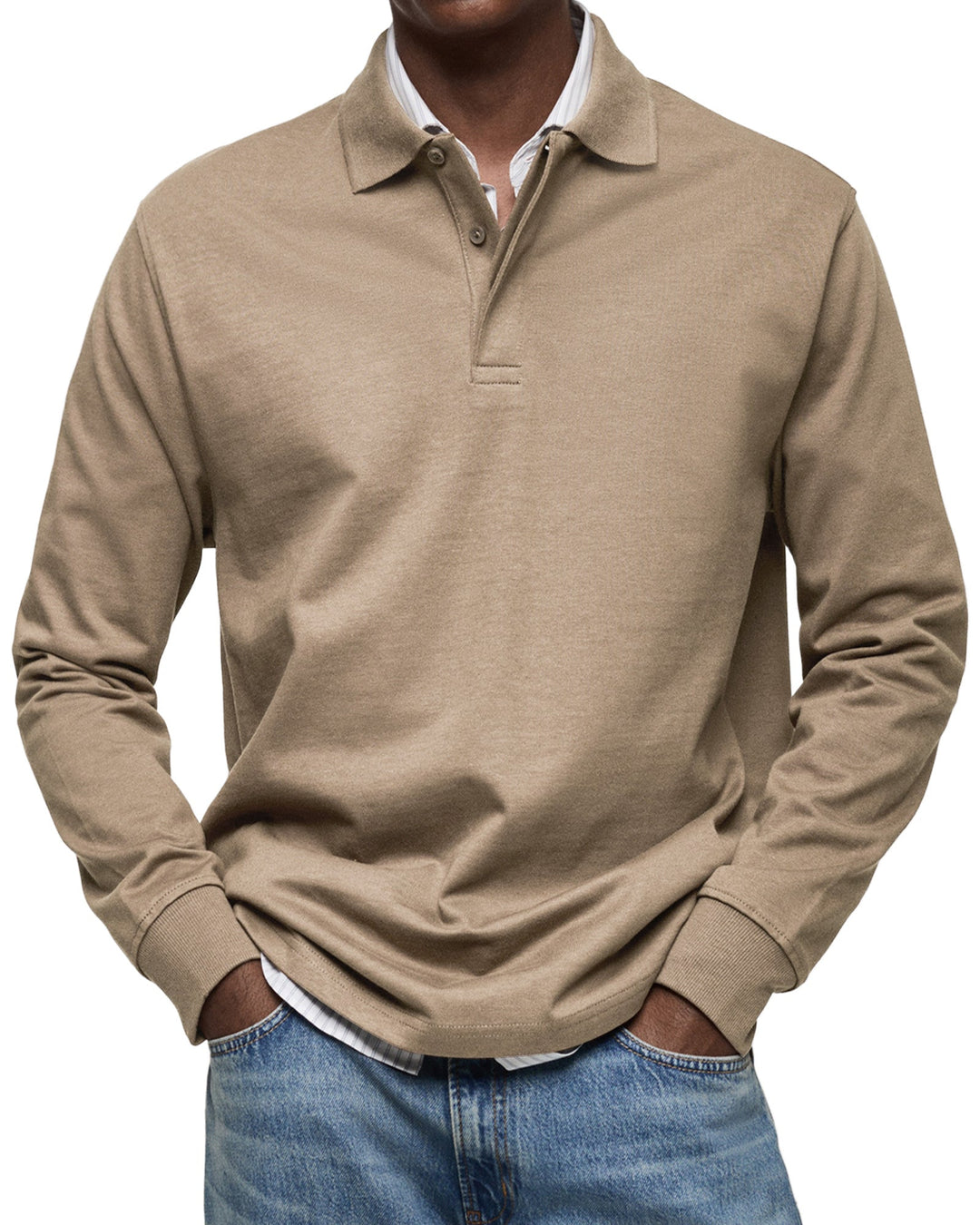 Julian | Luxe Polo mit langen Ärmeln