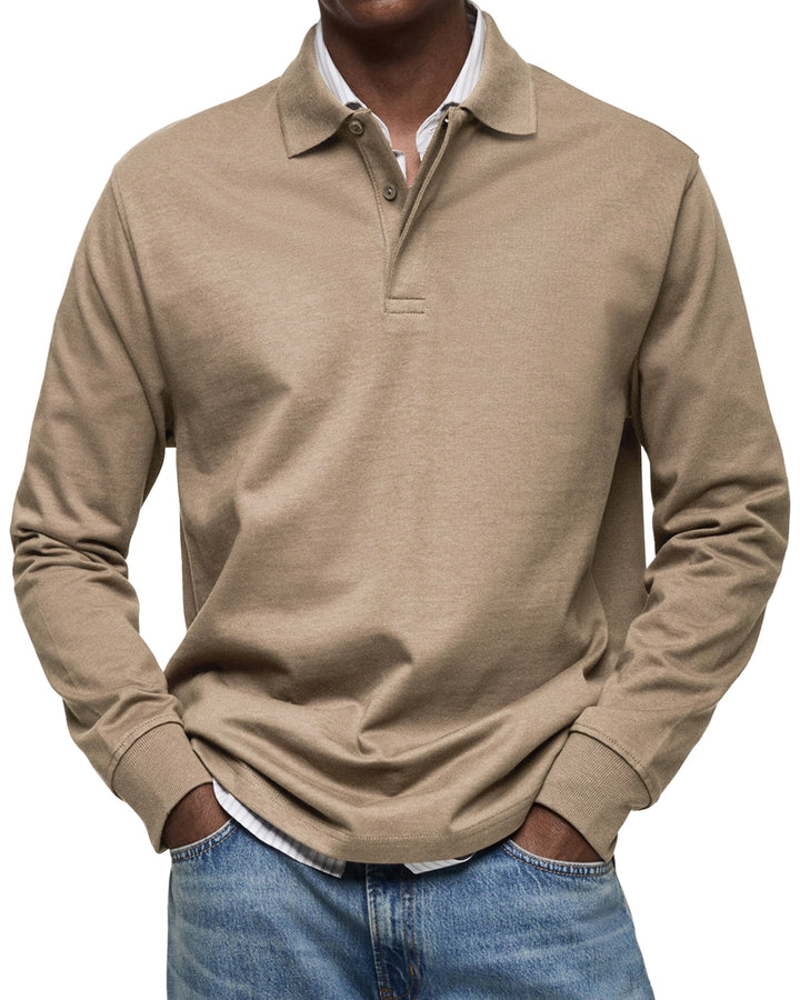 Julian | Luxe Polo mit langen Ärmeln