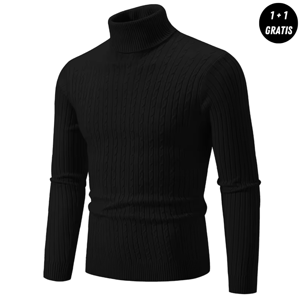Guido | Gestrickter Rollkragenpullover