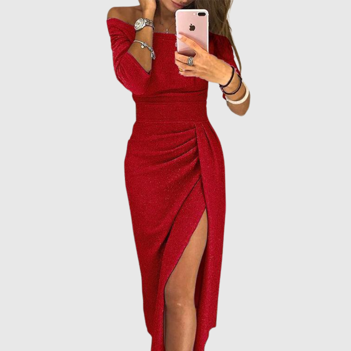 Lily | Chices Maxikleid mit Neckholder