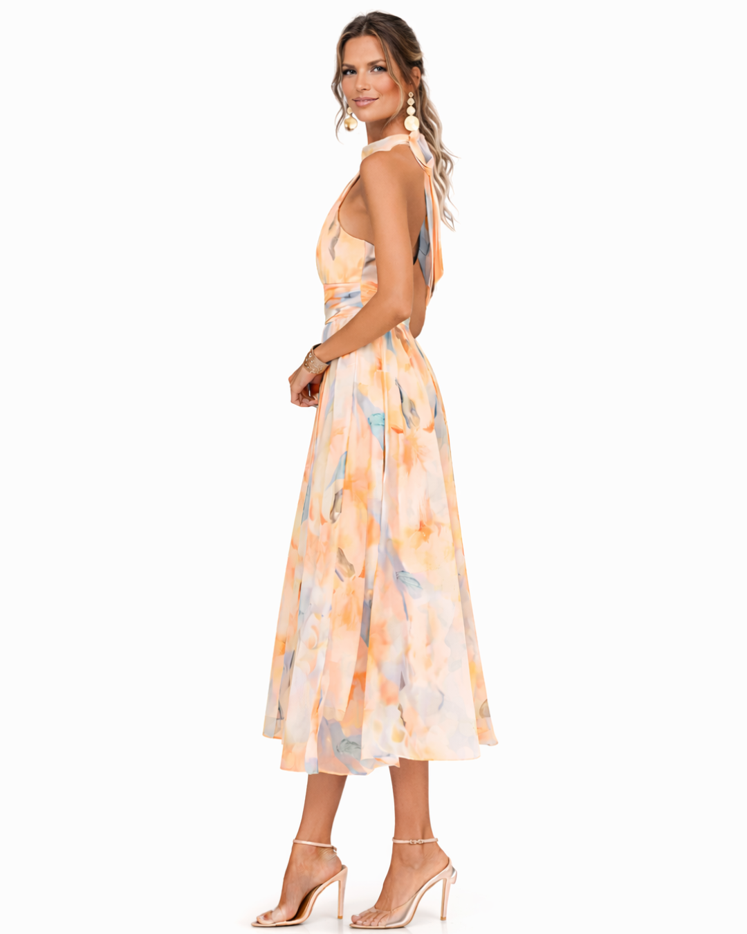 Elza | Kleid mit Neckholder-Ausschnitt