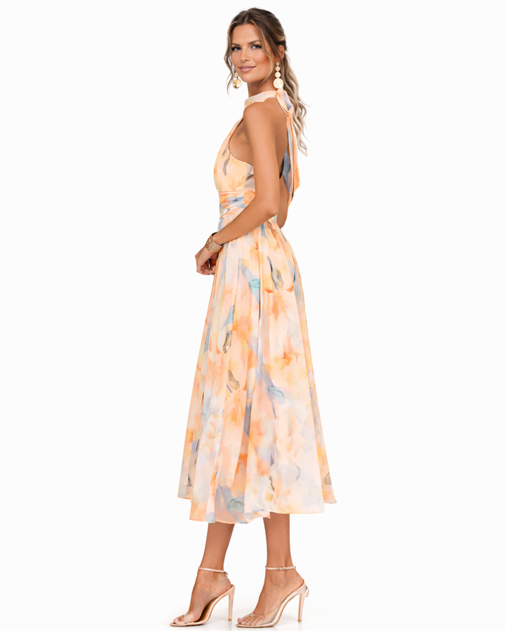 Elza | Kleid mit Neckholder-Ausschnitt