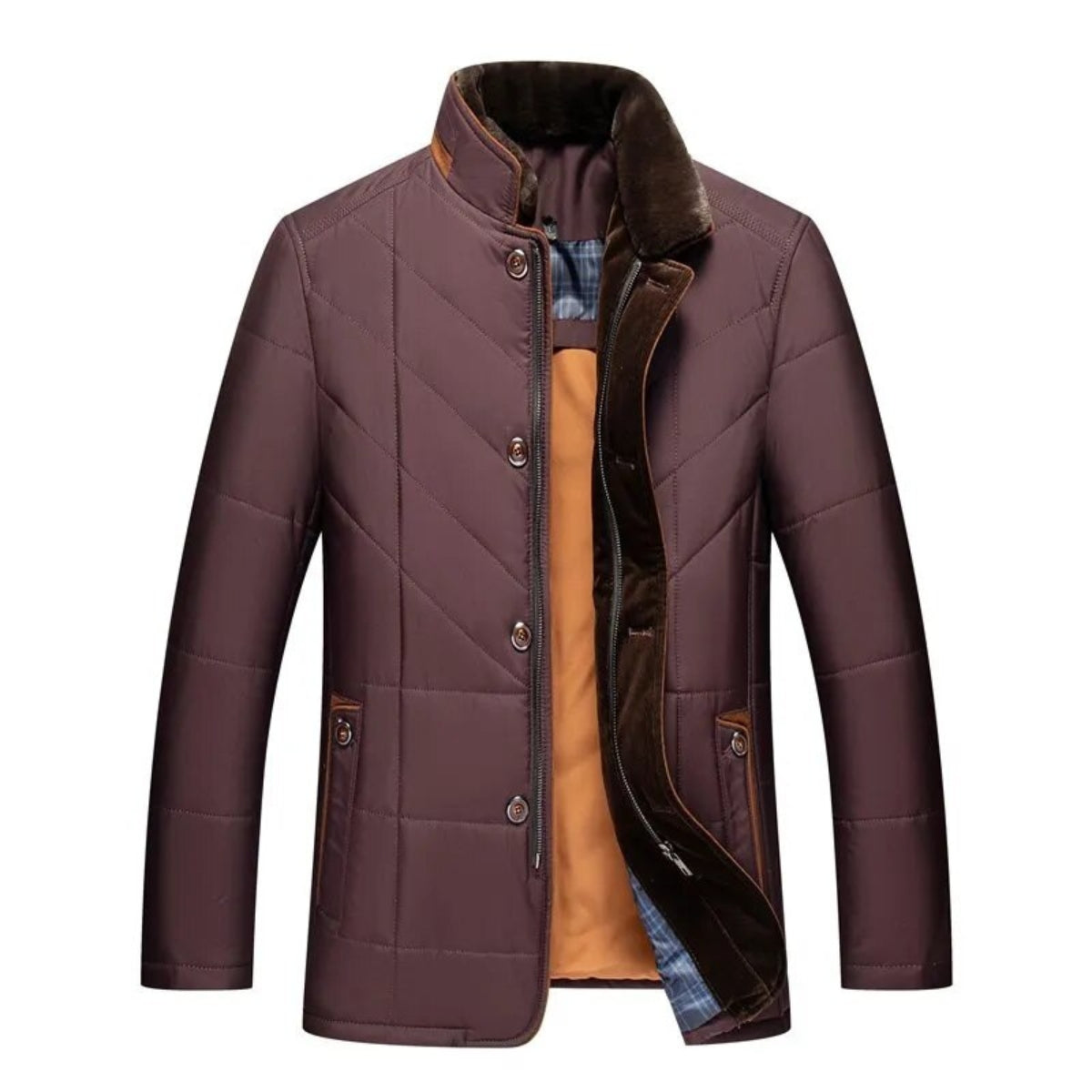 Lennart | Klassische gefütterte Winterjacke