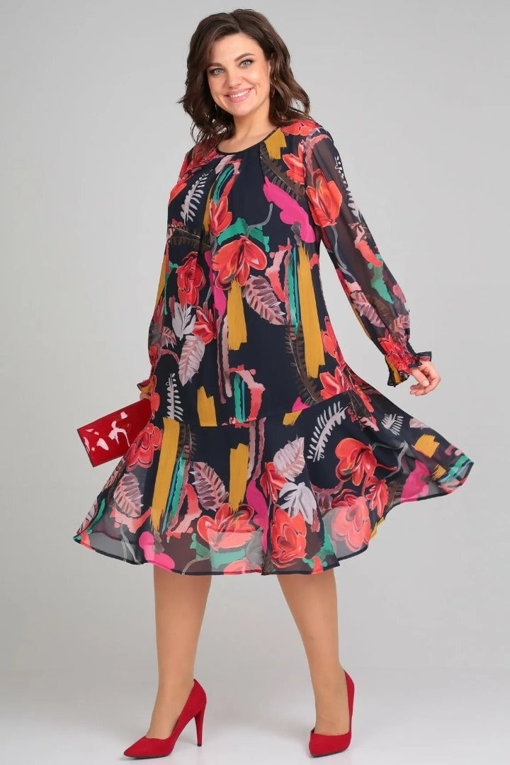 Florine | Elegantes Blumenkleid