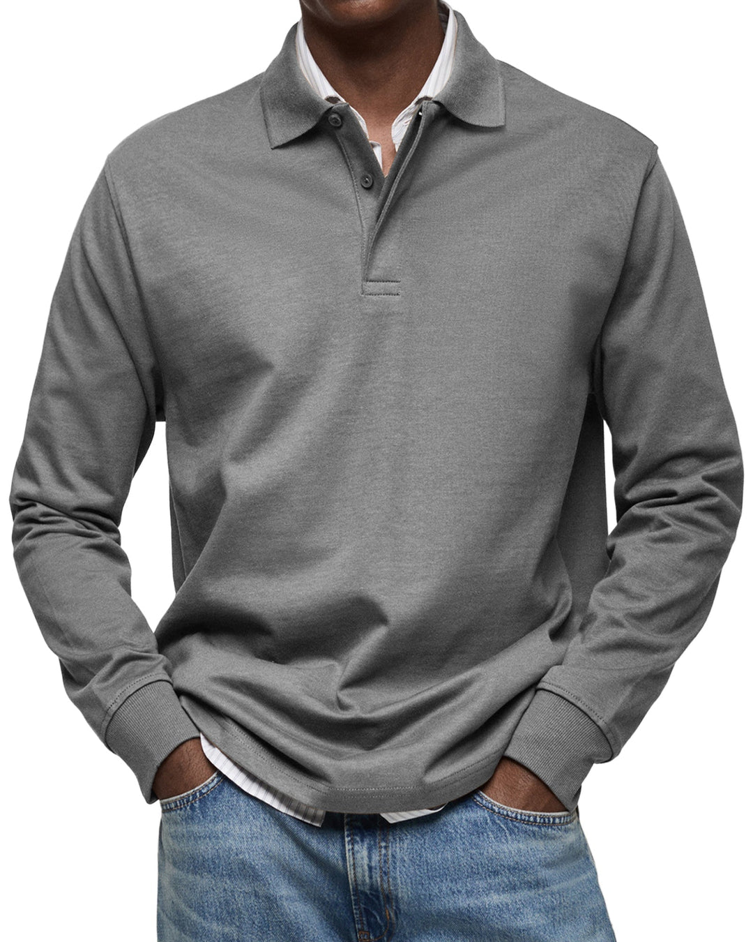 Julian | Luxe Polo mit langen Ärmeln