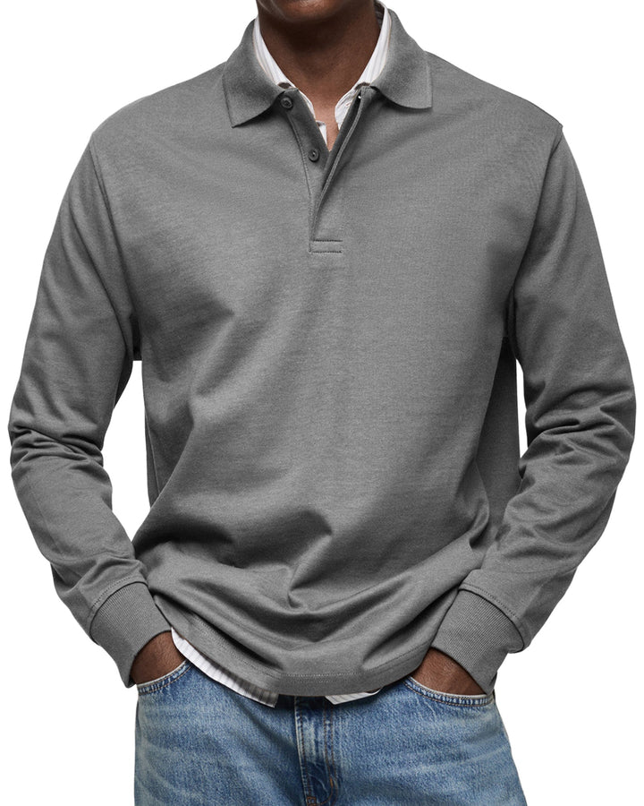 Julian | Luxe Polo mit langen Ärmeln