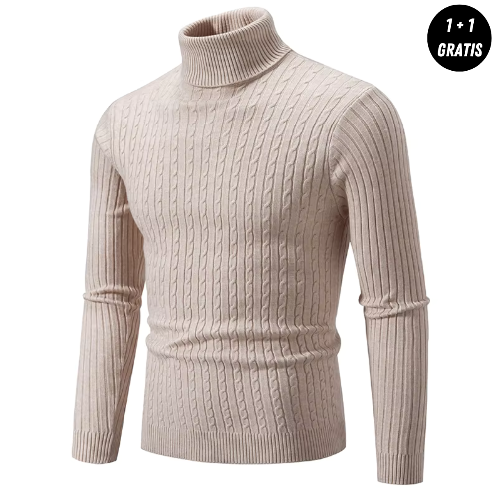 Guido | Gestrickter Rollkragenpullover