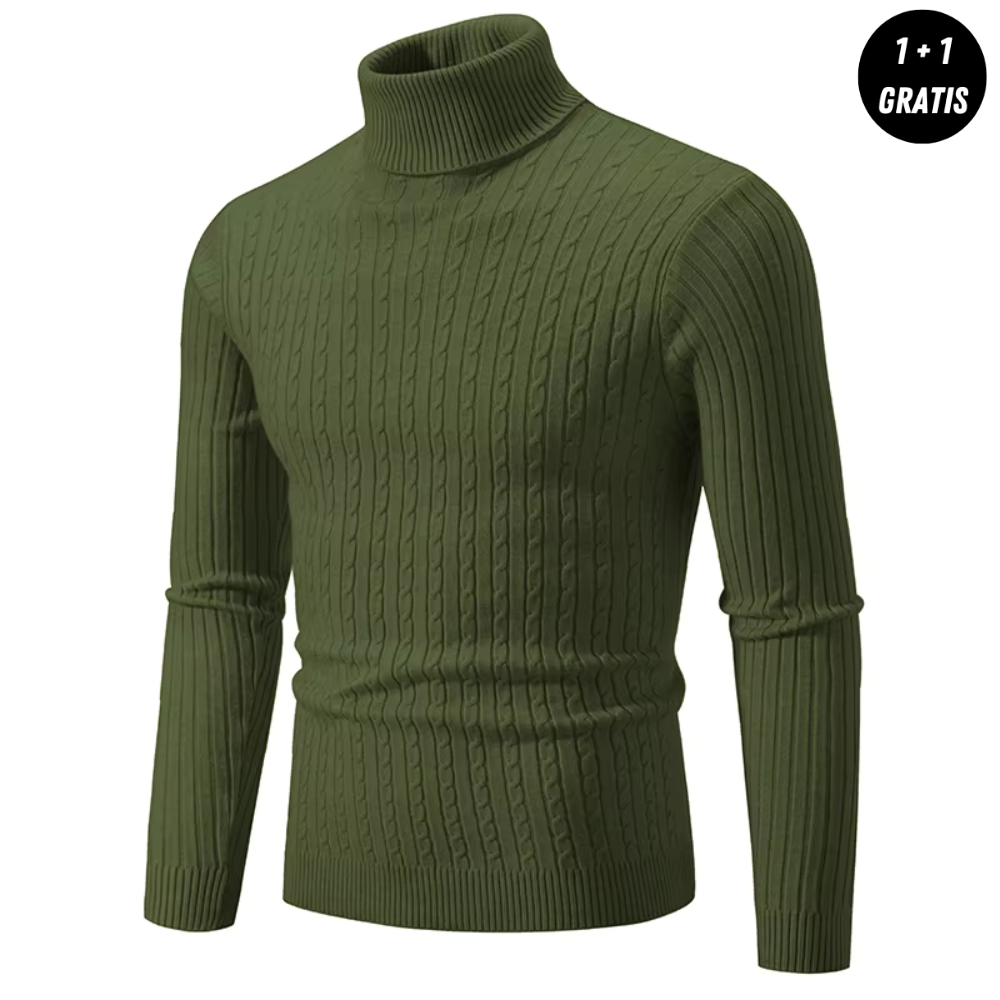 Guido | Gestrickter Rollkragenpullover