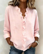 Heidi | Edle V-Ausschnitt Bluse