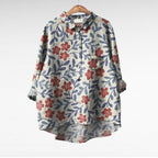 Olivia | Oversized Leinen-Bluse