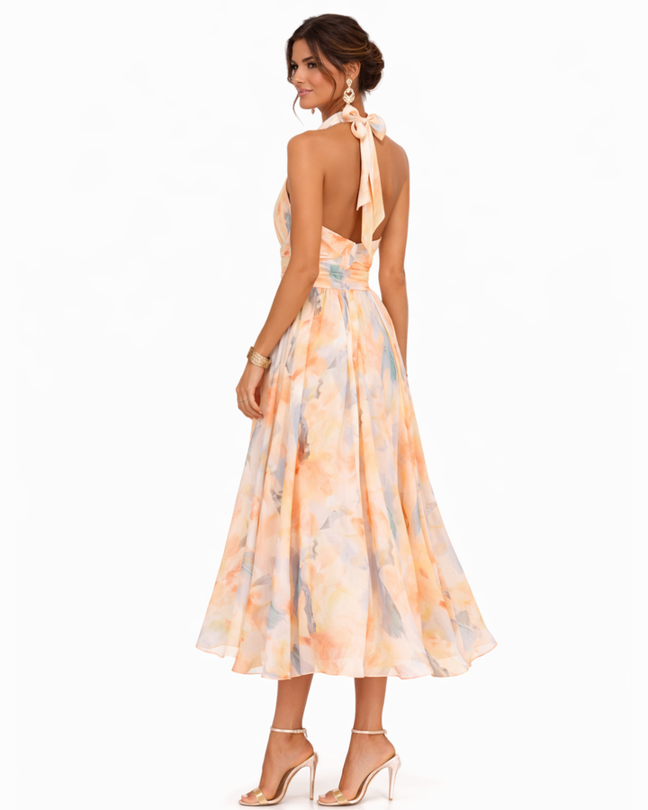 Elza | Kleid mit Neckholder-Ausschnitt