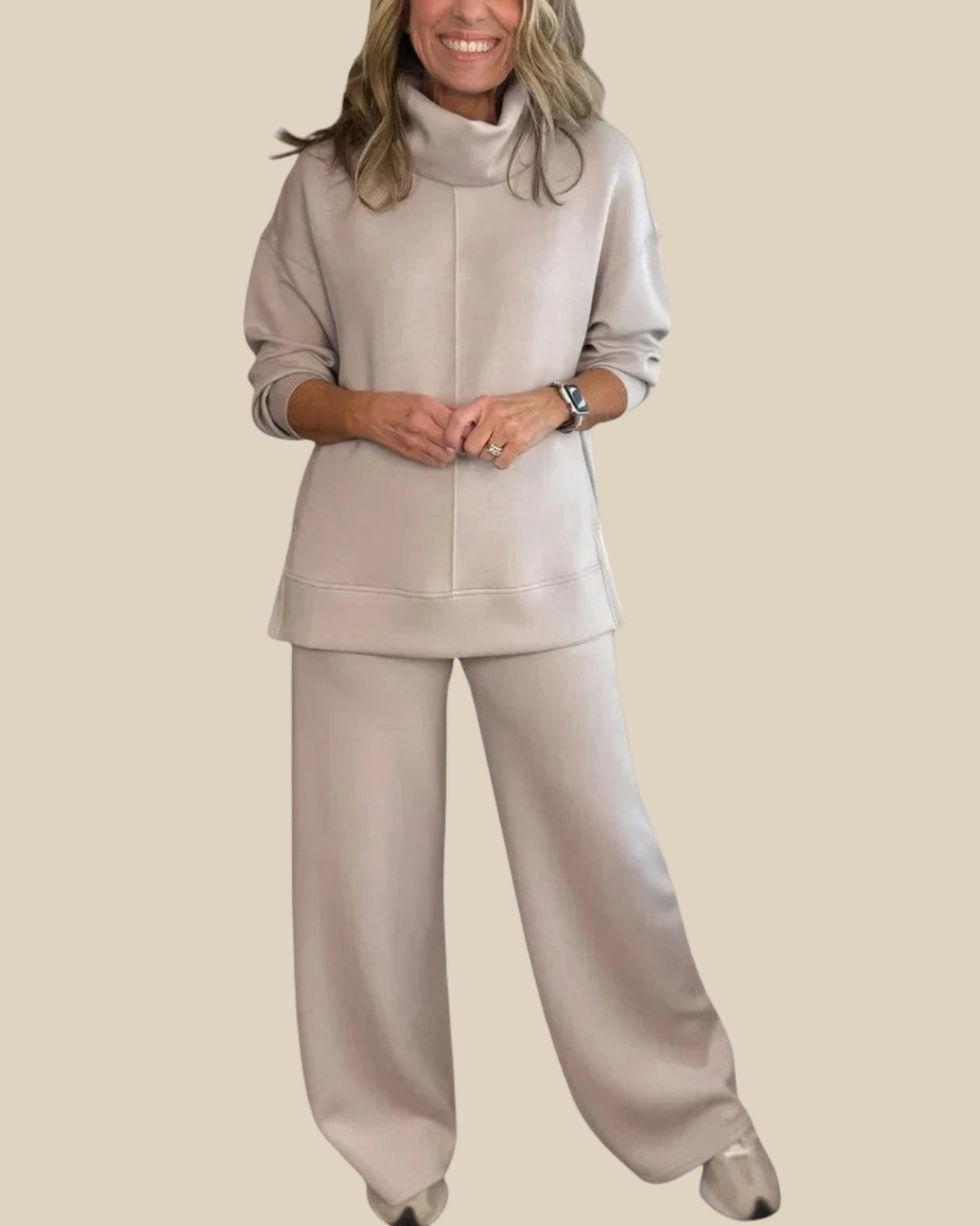 Xenia | Lounge-Set mit weit geschnittener Hose