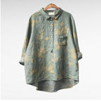 Olivia | Oversized Leinen-Bluse